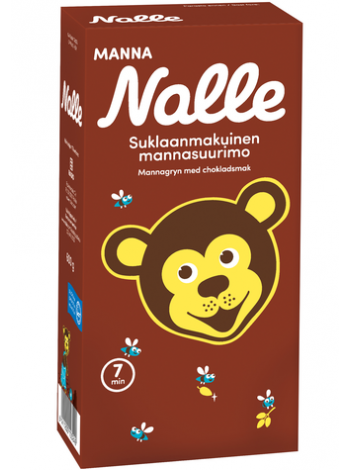 Манная каша Nalle Suklaanmakuinen Mannasuurimo 600г с шоколадом