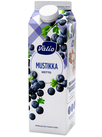 Кисель Valio Mustikka Keitto 1л черника