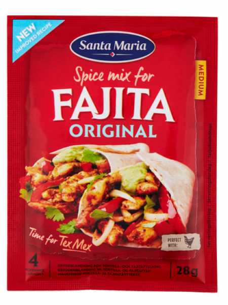 Специя Фахита Santa Maria Fajita Spice Mix Original 28г