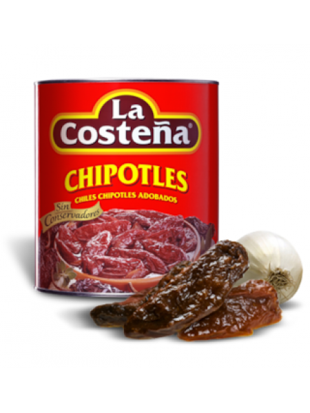 Чипотле перец чили копченый La Costeña Chipotles 220г в ж/б