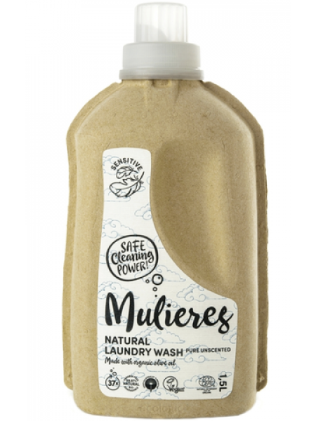 Гель для стирки Mulieres 1,5л для чувствительной кожи и детей 