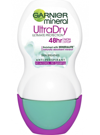 Дезодорант шариковый Garnier Mineral Ultra Dry 50мл