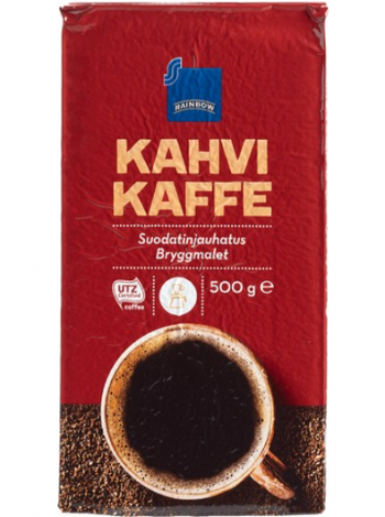 Молотый кофе Rainbow Kahvi Suodatinjauhatus 500 г 
