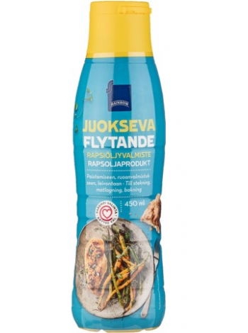 Жидкий маргарин на основе рапсового масла Rainbow 450мл