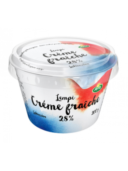 Сметана без лактозы Arla Lempi crème fraiche 200г 28% 