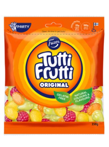Жевательные конфеты Fazer Tutti Frutti Original 350г ассорти