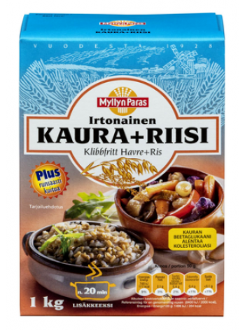 Смесь рис и овес Myllyn Paras Irtonainen Kaura+Riisi 1 кг