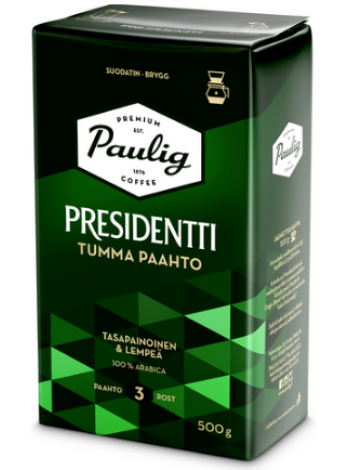 Молотый кофе Presidentti Tumma Paahto 500г