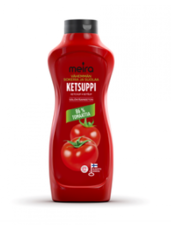 Кетчуп Meira Ketsuppi 900г с пониженным содержанием соли и сахара