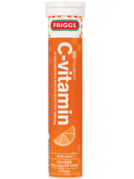 Шипучие витамины  Friggs Витамин С 20 шт апельсин