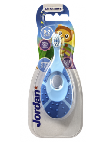 Детская зубная щетка Jordan Step by Step 0-2лет
