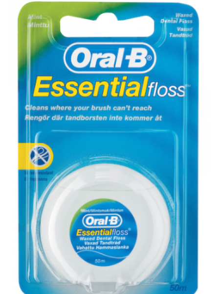 Зубная нить Oral-B Essential Floss 50 м