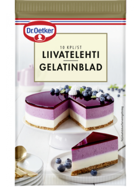 Желатин Dr. Oetker Liivatelehti 10 шт