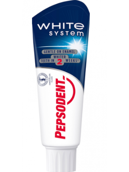 Зубная паста Pepsodent White System 75 мл Удаляет пятна