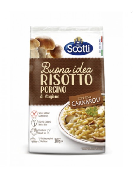 Смесь для приготовления Ризотто с гречкой и грибами Riso Scotti 210 г 