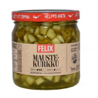 Маринованные огурцы кубиками Felix maustekurkkukuutio 410/250 г
