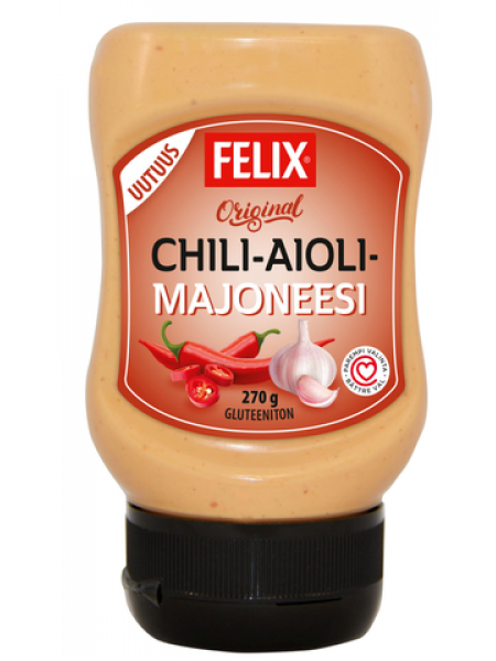 Майонез с чесноком и перцем чили Felix Chili-Aiolimajoneesi 270г