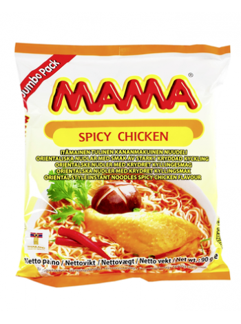 Лапша с пикантным куриным вкусом Mama Spicy Chicken 90г