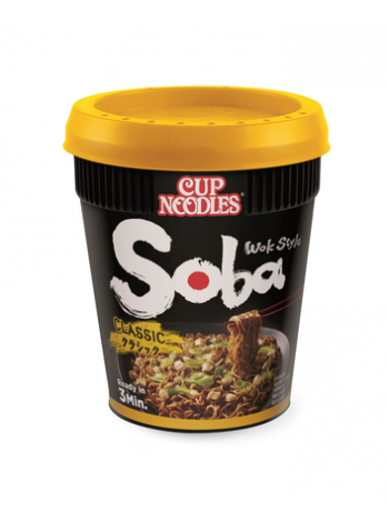 Классическая лапша с соусом якисо Nissin SOBA Cup Classic 90г