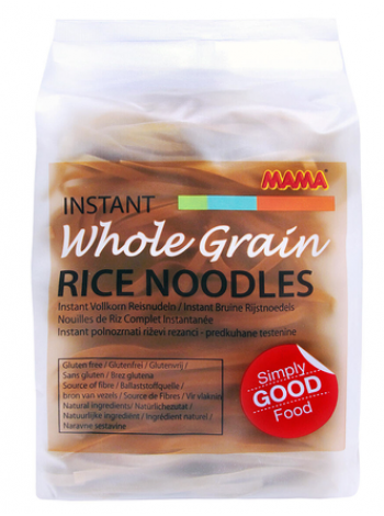 Цельнозерновая рисовая лапша Mama täysjyvä riisi nuudeli 225г