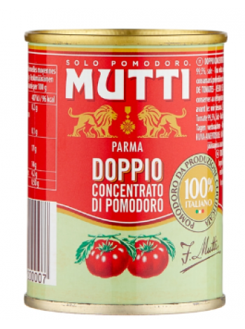 Томатное пюре двойной концентрации Mutti tuplakonsentroitu tomaattipyree 140г
