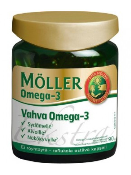 Рыбий жир усиленный Möller Vahva Omega-3 70 капсул